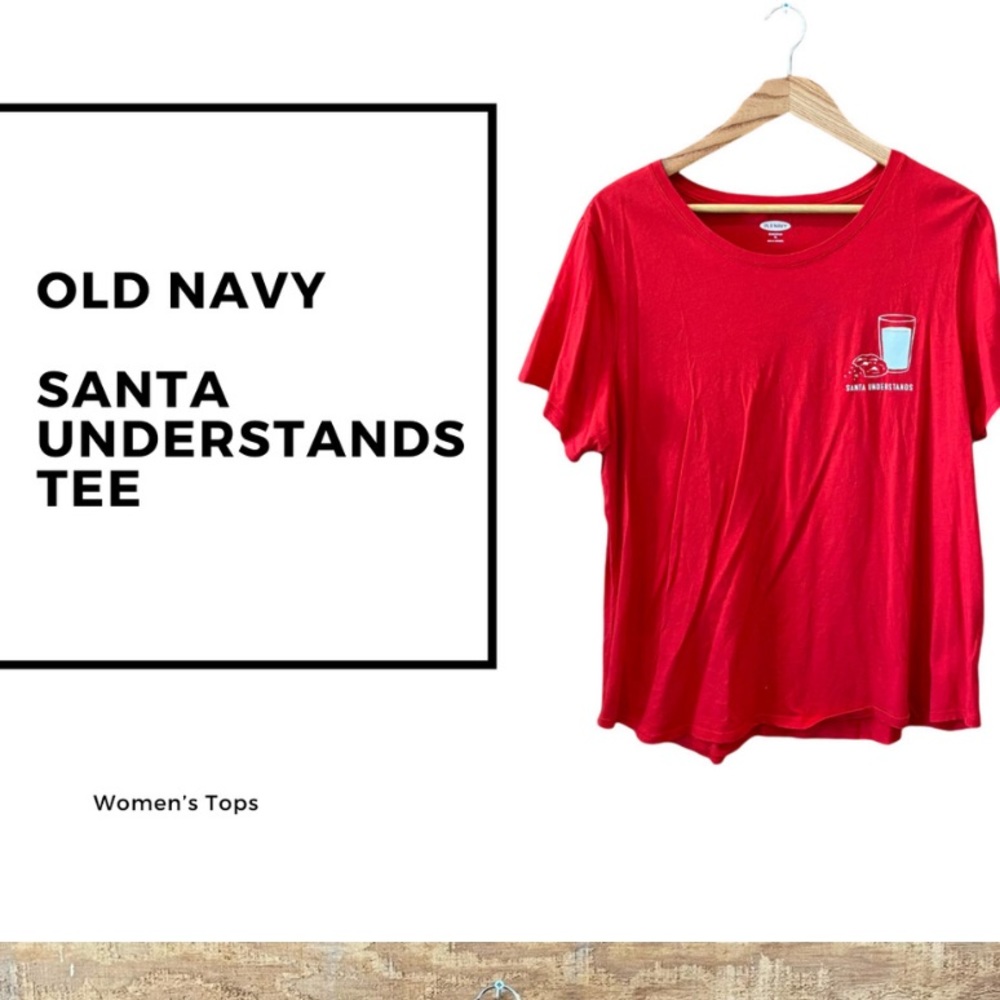Old Navy Santa Understands Holiday Tee Shirt